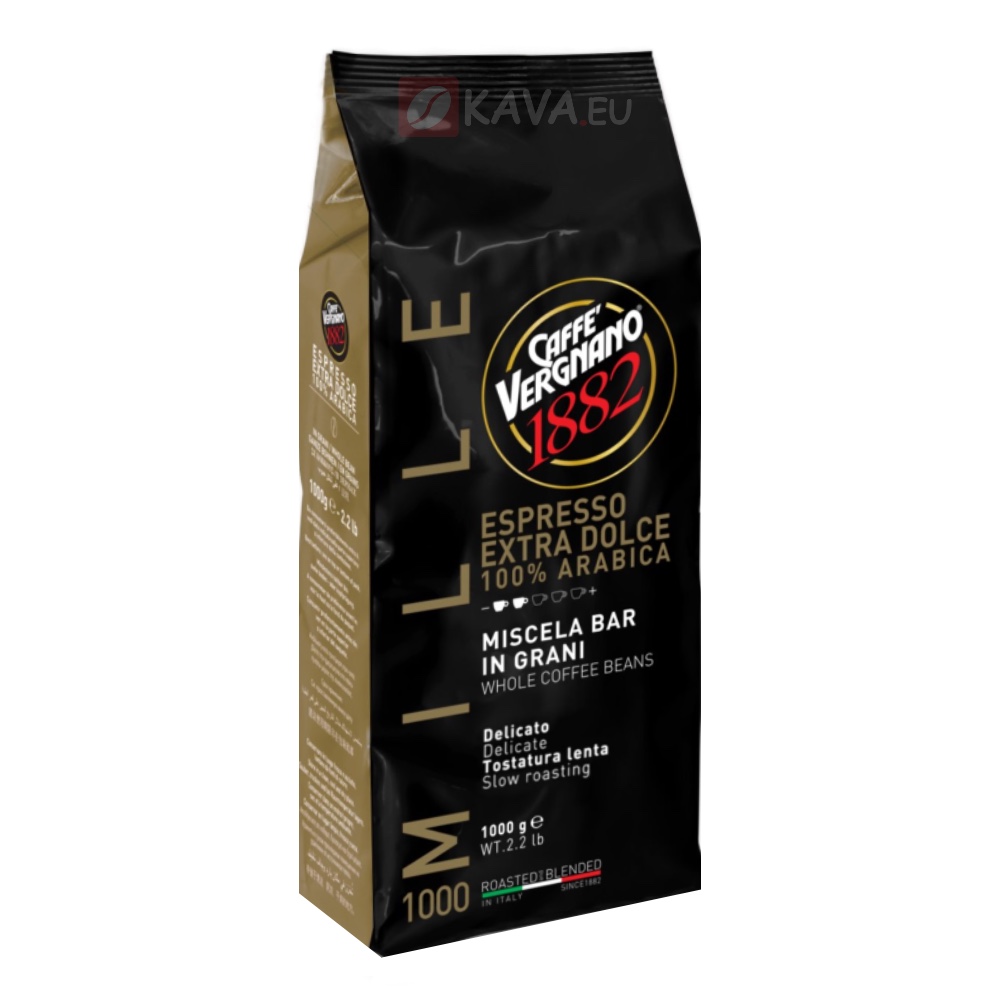 Vergnano Mille Espresso Extra Dolce 1000 zrnková káva 1kg