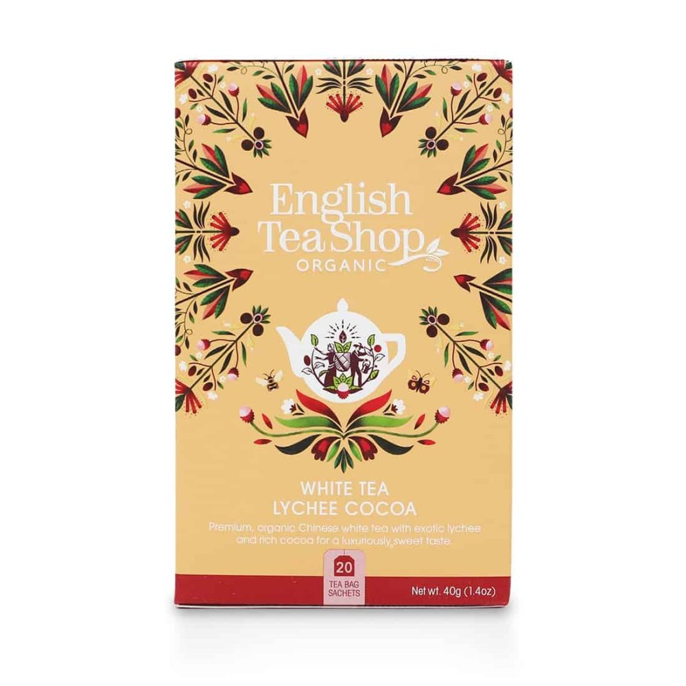 English Tea Shop Biely Čaj s Liči a Kakaom 20x2g
