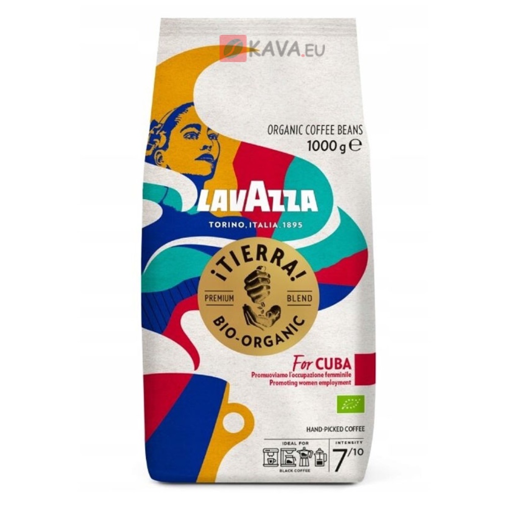 Lavazza Tierra For Cuba Bio Organic zrnková káva 1kg