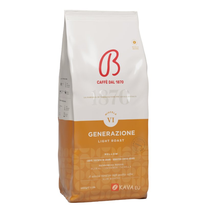 Barbera VI Generazione Light Roast zrnková káva 1kg