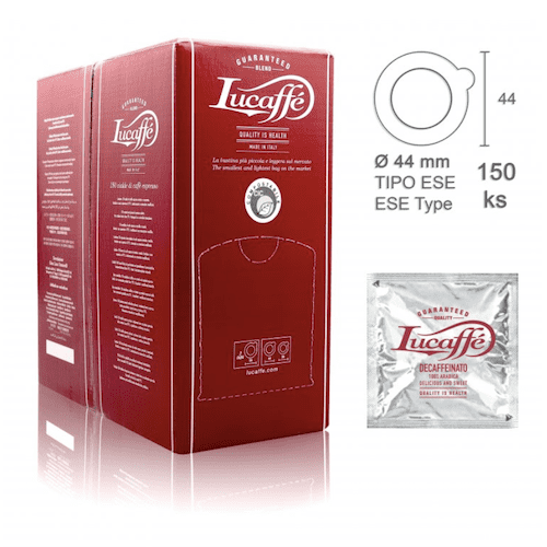 Lucaffé Decaffeinato E.S.E Pody 150ks