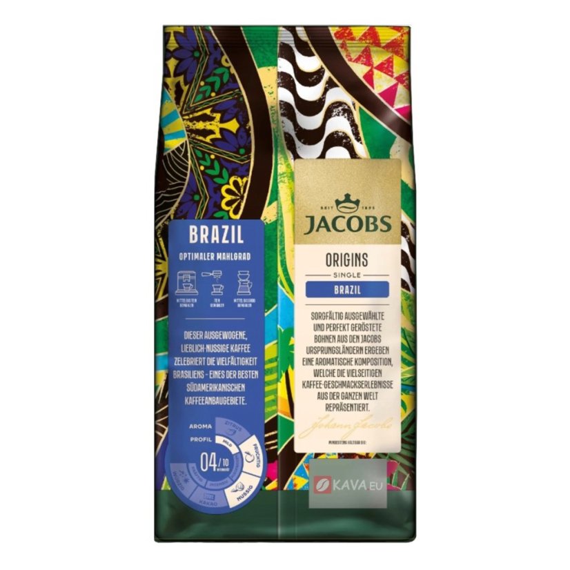 Jacobs Origins Brazil zrnková káva 1kg