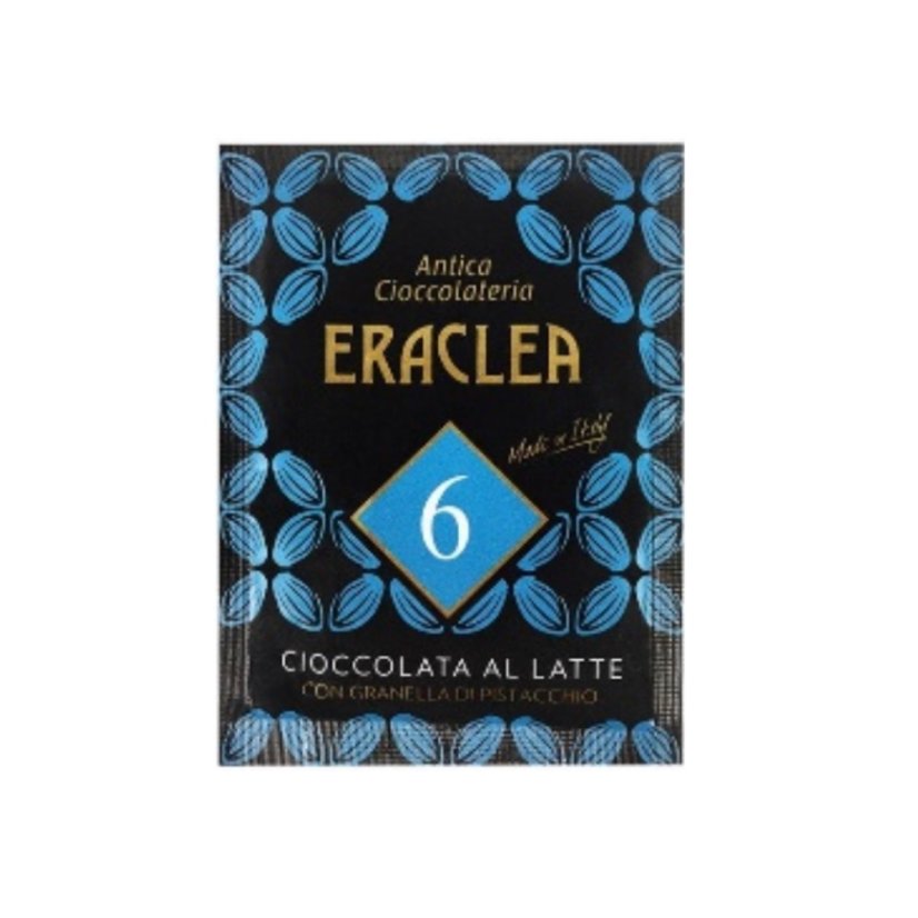 Čokoláda Eraclea 6 Mléčná Pistáciová 15x30g