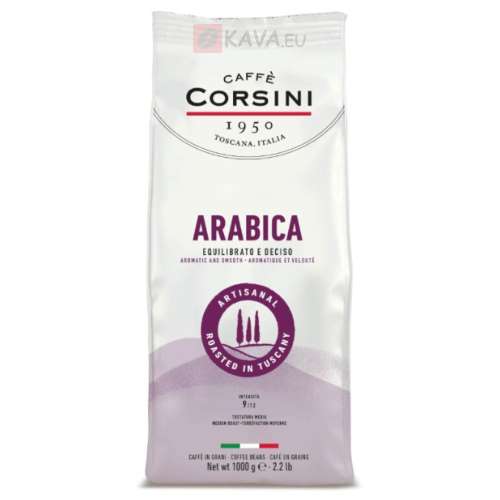 Corsini Arabica zrnková káva 1kg