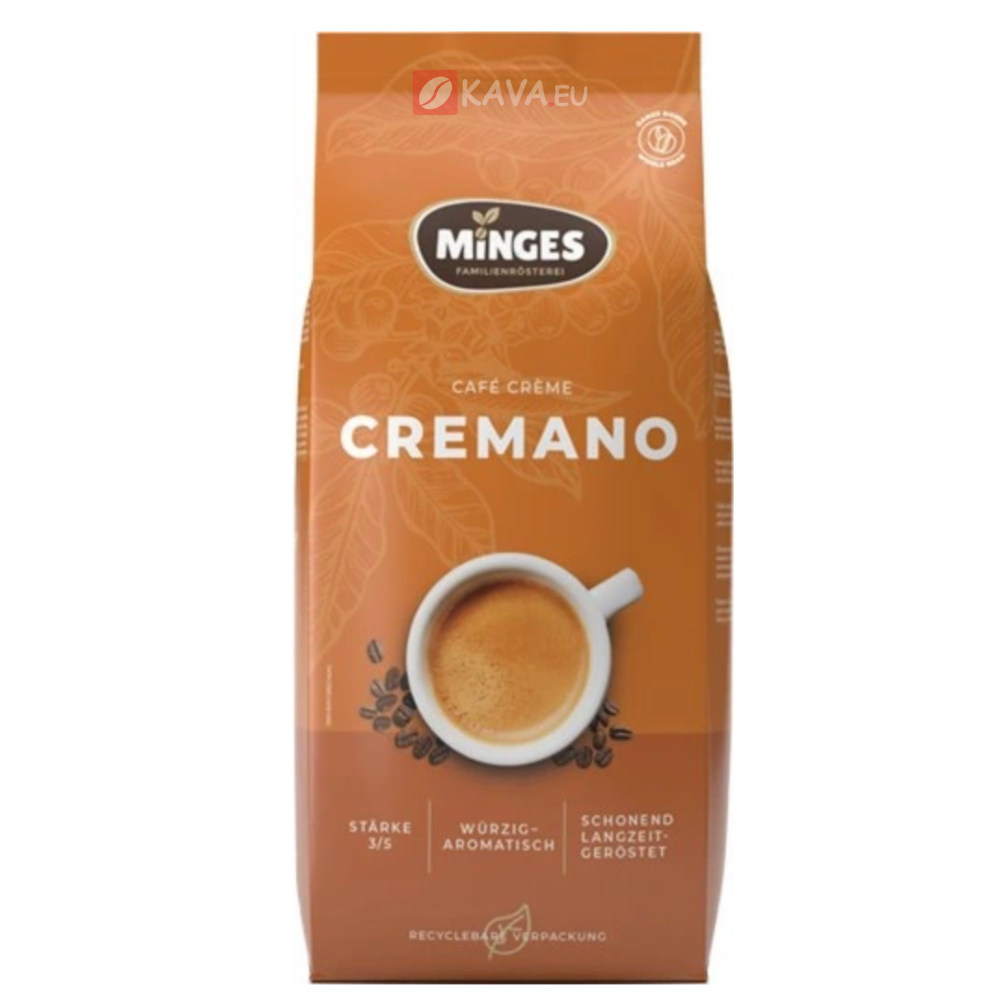 Mingesa Minges Cremano coffee beans 1kg - KAVA.eu