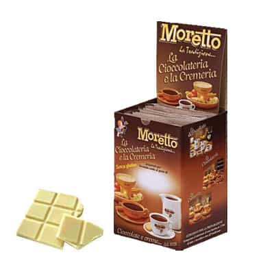 Čokoláda Moretto Biela 12x25g