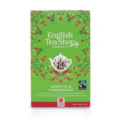 English Tea Shop Zelený Čaj s Granátovým Jablkom 20x2g