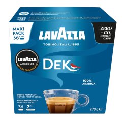 Lavazza A Modo Mio DEK capsules 36pcs