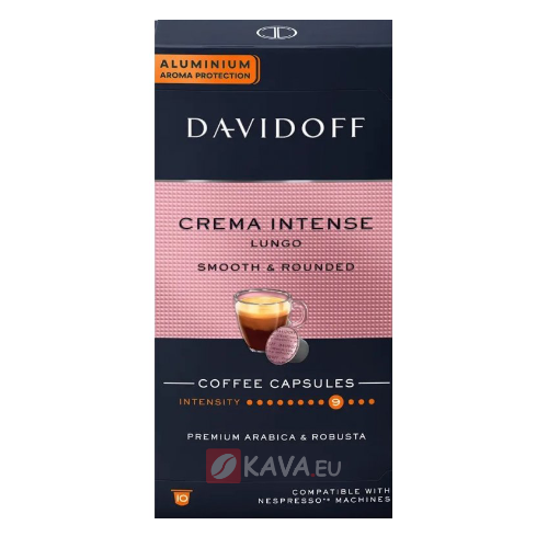 Davidoff Crema Intense Lungo kapsle Nespresso 10ks
