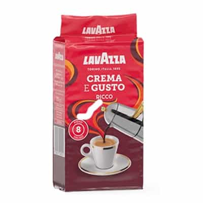 Lavazza Crema e Gusto Ricco mletá káva 250g Lavazza Crema e Gusto Ricco mletá káva 250g