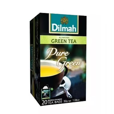 Čaj Dilmah Pure Green Tea 20×1,5g