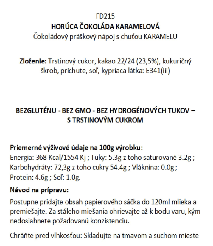 Čokoláda FOODNESS Slaný Karamel 15x30g