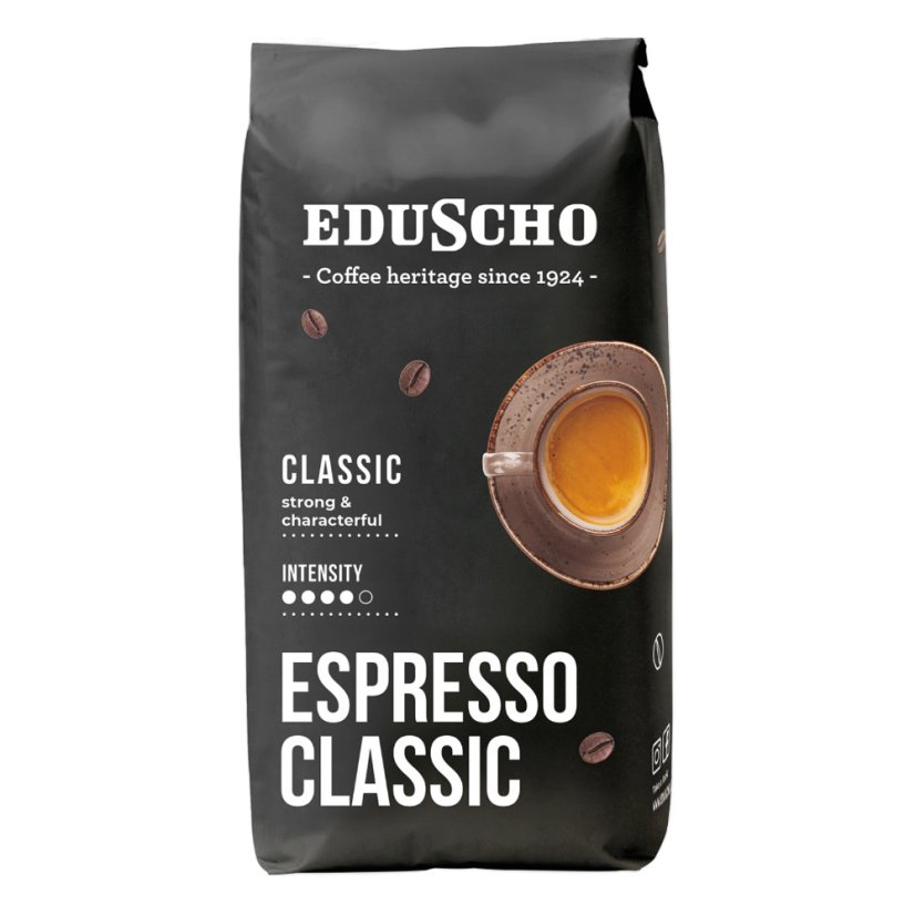 Eduscho Espresso Classic zrnková káva 1kg