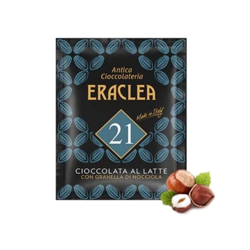 Čokoláda Eraclea 21 Mléčná s Lískovými Oříšky 15x32g