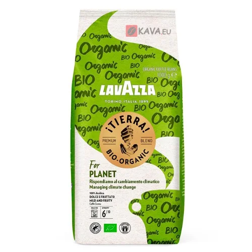 Lavazza Tierra Bio Organic zrnková káva 1kg