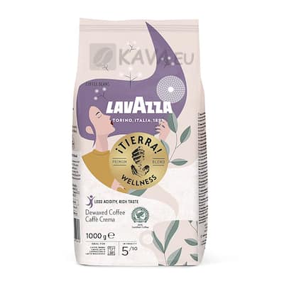 Lavazza Tierra Wellness zrnková káva 1kg