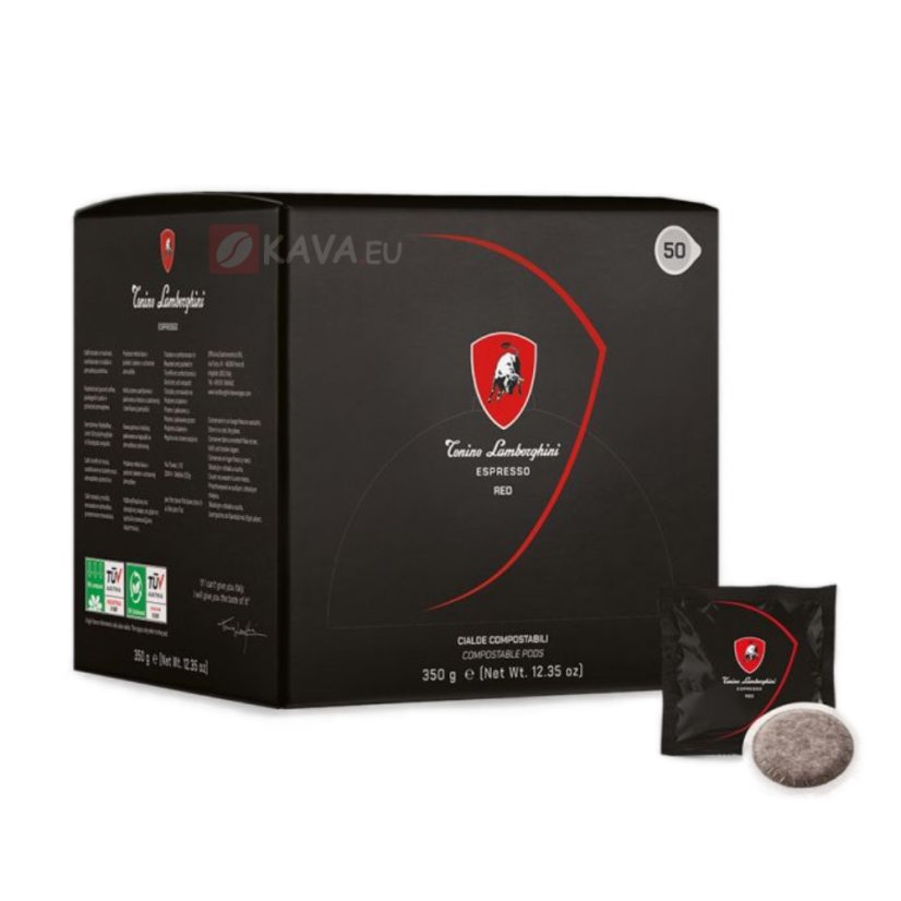 Tonino Lamborghini Espresso Red E.S.E. pody 50ks Tonino Lamborghini Espresso Red E.S.E. pody 50ks
