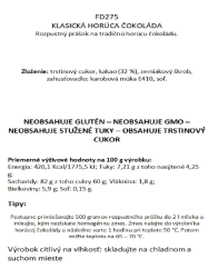 Čokoláda FOODNESS Biela 15x30g