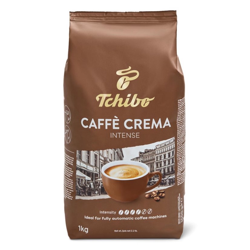 Tchibo Caffe Crema INTENSE zrnková káva 1kg
