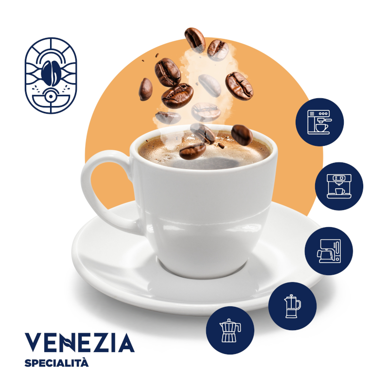 Venezia Carnival zrnková káva 1kg
