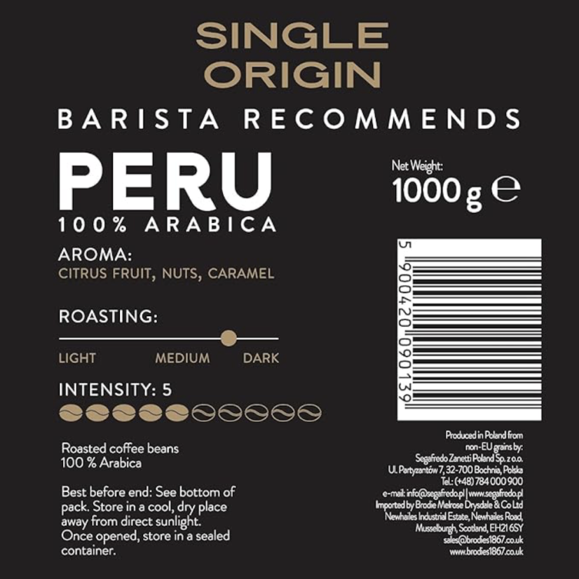 Segafredo Single Origin Peru