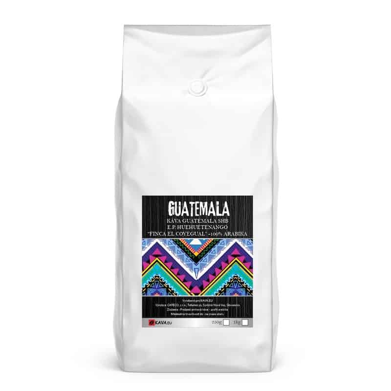Xcoffee Guatemala SHB E.P. Huehuetenango zrnková káva