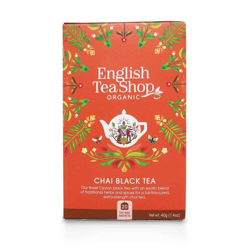English Tea Shop CHAI Čierny Čaj 20x2g