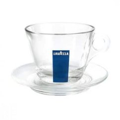 Sklenená šálka Lavazza cappuccino 16cl