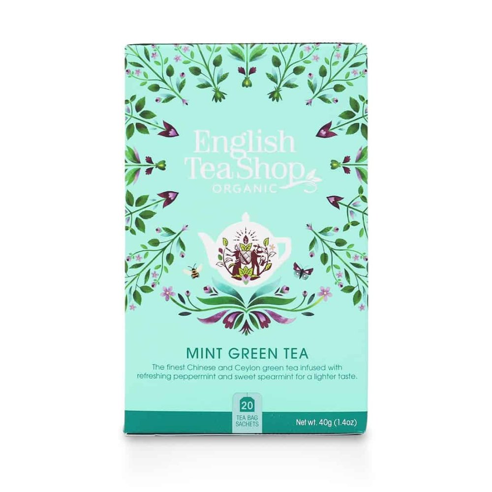 English Tea Shop Zelený Čaj s Mätou 20x2g