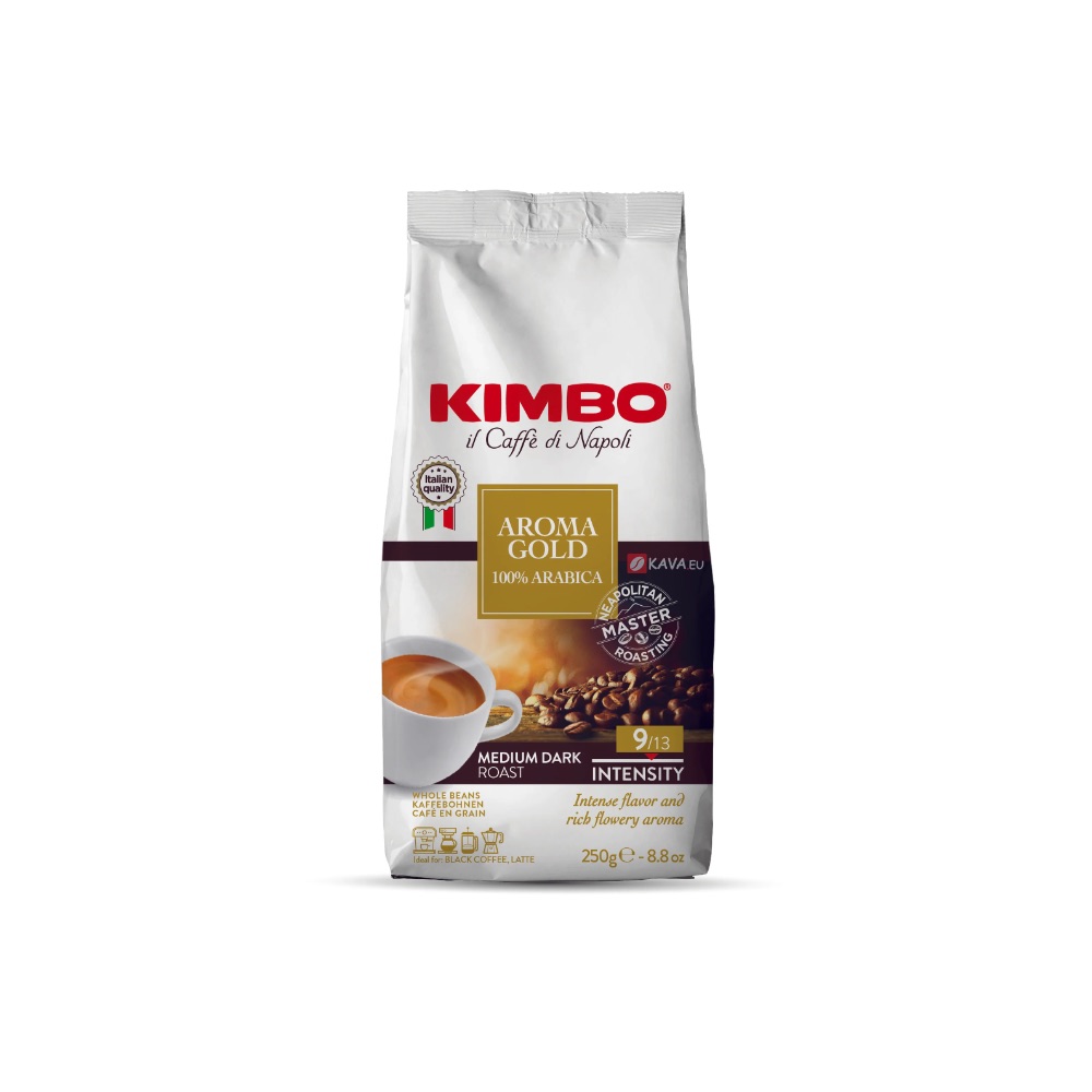 Kimbo Aroma Gold zrnková káva 250g