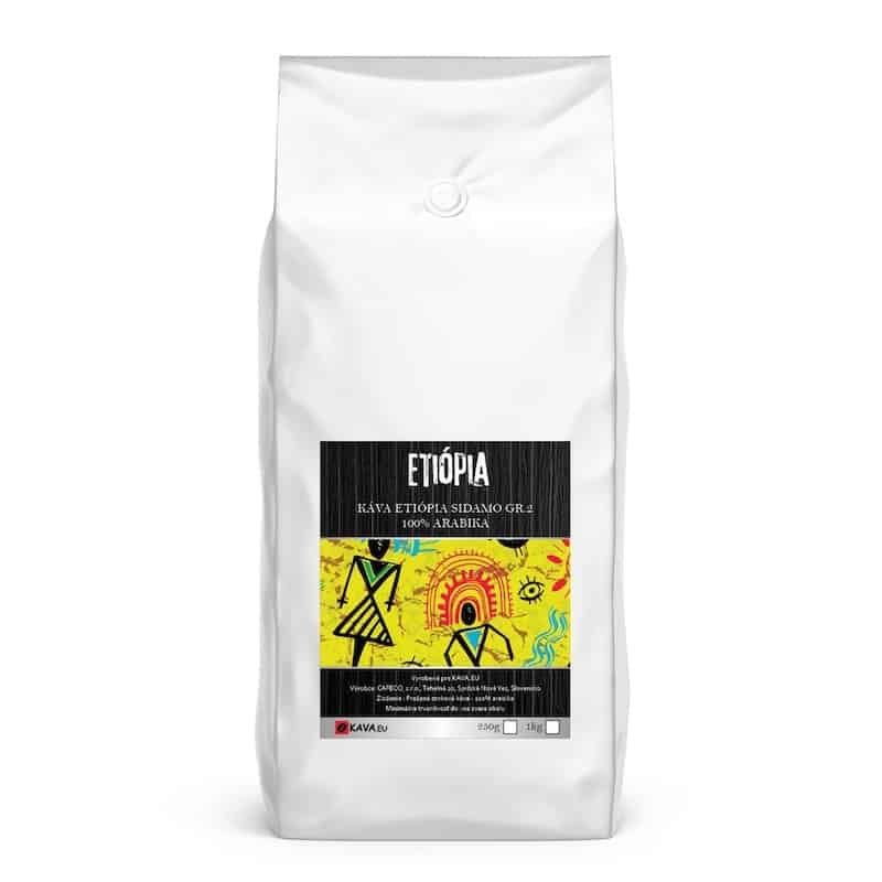 Xcoffee Etiópia Sidamo Gr.2 zrnková káva 1000g