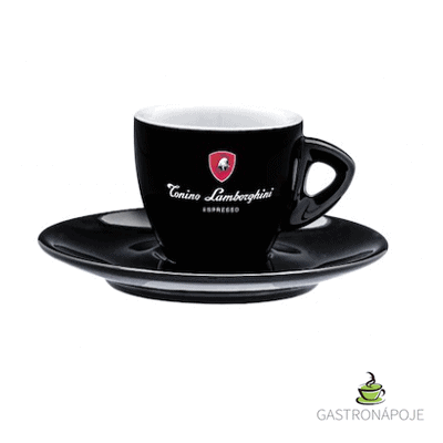 Tonino Lamborghini šálka Latte 0,2l čierna