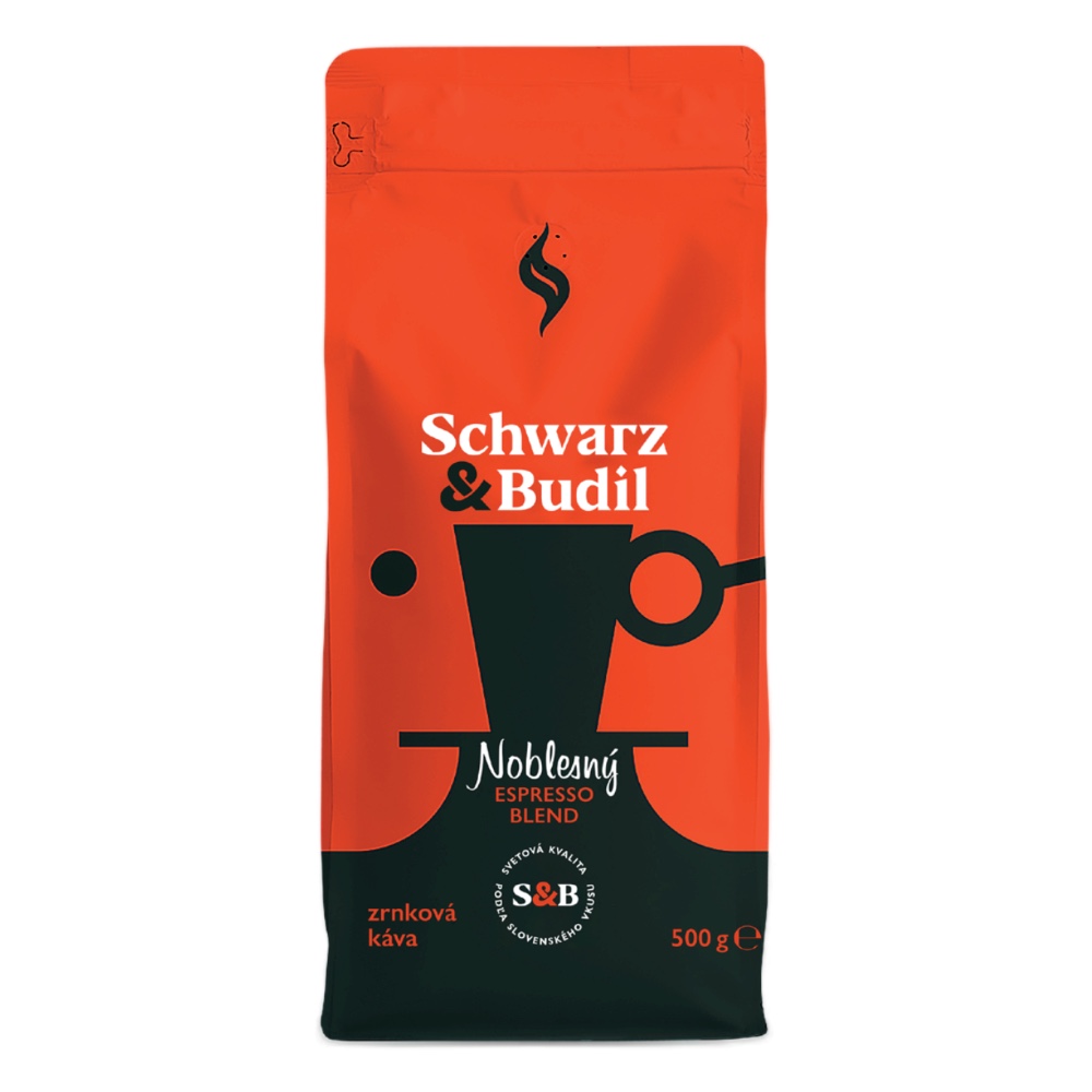 Schwarz & Budil Espresso Blend zrnková káva 500g