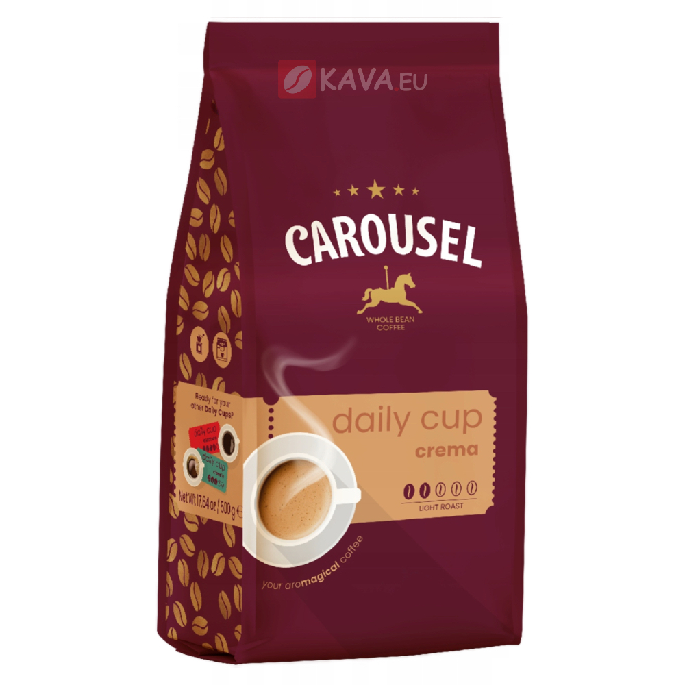 Carousel Daily Cup Crema zrnková káva 1kg