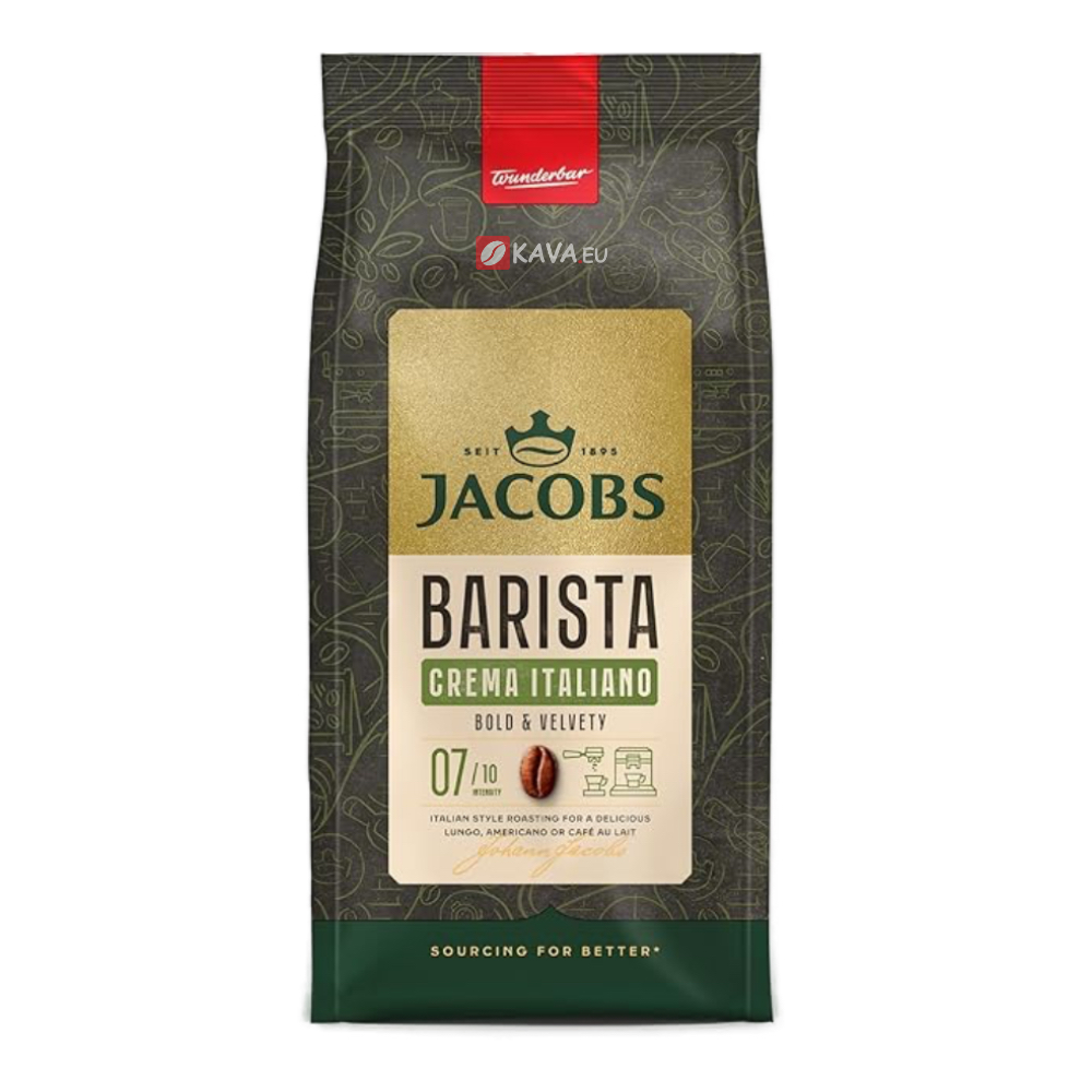 Jacobs Barista Crema Italiano zrnková káva 1kg
